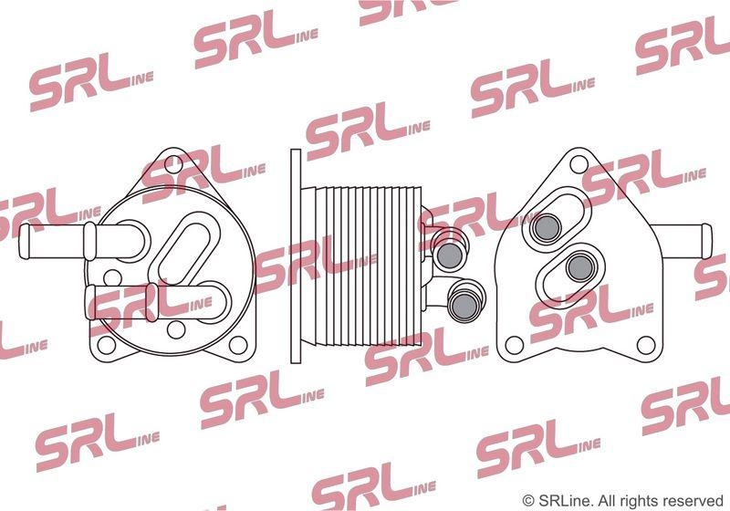 Radiator racire ulei motor, termoflot Citroen C4 Picasso, C5 Aircross 18-, Jumpy 16-, Spacetourer 16-; Opel Grandland X 17-, Vivaro C 19-, Zafira Life 19-; Peugeot 3008 16-, 5008 16-, 508 18-, Expert 16-, Traveller 16-, 1.5 2.0 BlueHDI , 9824606980