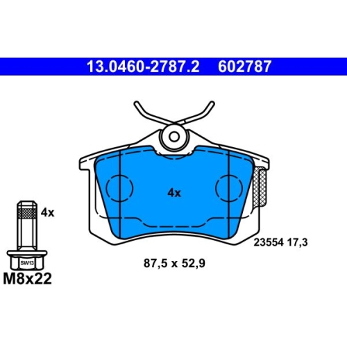 ATE set placute frana,frana disc