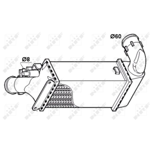 Radiator intercooler Nrf 30835