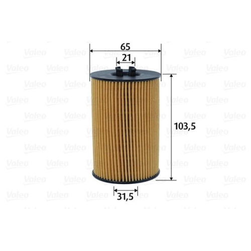 VALEO Filtru ulei