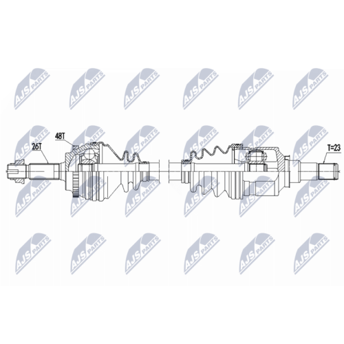 Planetara Toyota Yaris, Yaris Verso 1.3, 1.5, 1.4d-4d 1999-2005, Stanga, NPW-TY-175