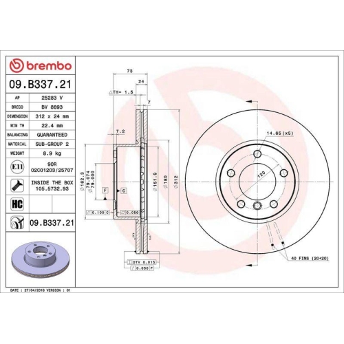 Set disc frana BMW 1 (F20) 07.11-06.19, 1 (F21) 12.11-12.19, 1 Van (F20) 03.15-06.19, 2 Cabriolet (F23) 03.14-06.21, 2 Coupe (F22 F87) 10.12-06.21, 3 (E90) 02.04-02.12, 3 (F30 F80) 11.11-10.18, 3 Convertible (E93) 05.06-12.13, 3 Coupe (E92) 01.05-12.13, 3