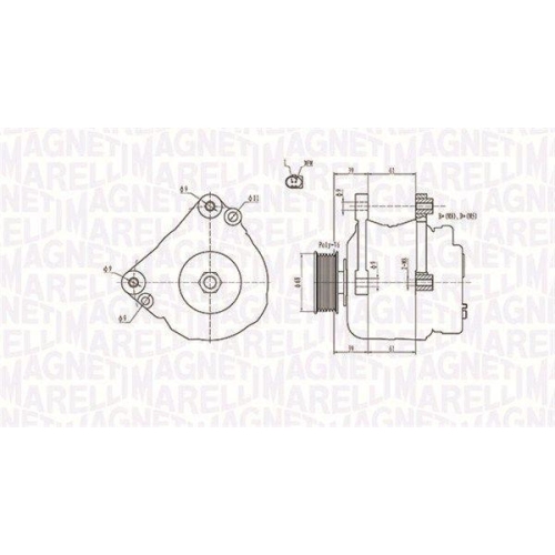 Alternator Vw Lt 28-35 2 Autobus (2db, Lt 28-46 2 Platform / Chassis (2dc, Lt 28-46 2 Van (2da, Transporter T4 Box (70a, Transporter T4 Bus (70b, Transporter T4 (70e, 2.5 SDi, 2.5 TDi, 2.5, 2.5 Syncro, 2.5 TDi SYNCRO, 2.8 VR 6