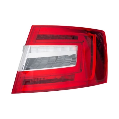 Stop spate lampa Skoda Octavia 3 (5e), 03.2017-, Liftback, partea Dreapta, STANDARD LED; H21W+tip bec LED+P21W+PY21W; fara soclu bec; Omologare: ECE, HELLA