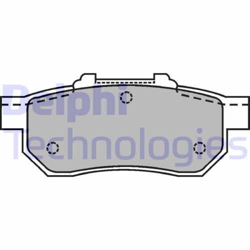 DELPHI set placute frana,frana disc