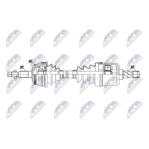 Planetara Volvo 850 1991-, S70 1996-, V70 1995-, C70 1997-, Fata, Stanga, 5003845