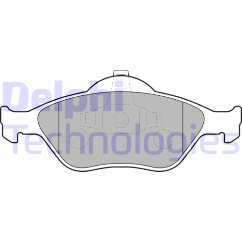 DELPHI set placute frana,frana disc