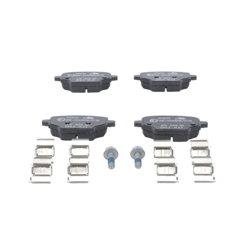Placute frana Citroen Berlingo (Er), Opel Combo (K9), Peugeot Partner (K9), Rifter, Toyota Proace City (Mpv), punte spate, ATE