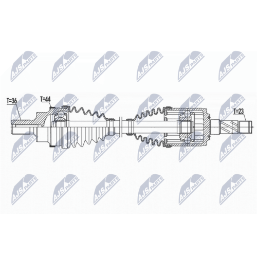 Planetara Volvo Awd Xc60 2008-, S60ii, V60 2010-2018, V70iii 2007-, S80ii 2006-, Spate, Stanga, Dreapta, 36001876
