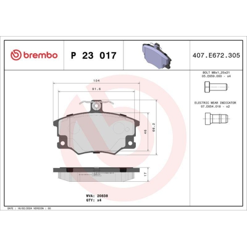 Placute frana Alfa Romeo 145 (930), 146 (930), 155 (167), Spider (916); Autobianchi Y10; Fiat Argenta (132), Barchetta (183), Panda (141), Panda Box / Liftback (141), Punto (176), Punto Convertible (176), Punto Van (176), Regata (138), Regata Weekend (138