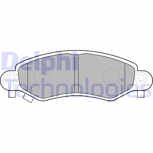 DELPHI set placute frana,frana disc