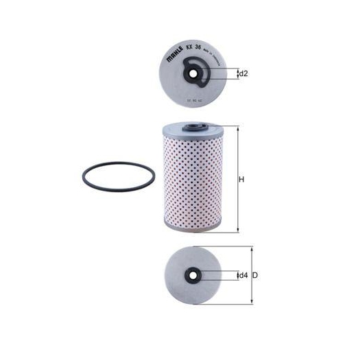 MAHLE filtru combustibil