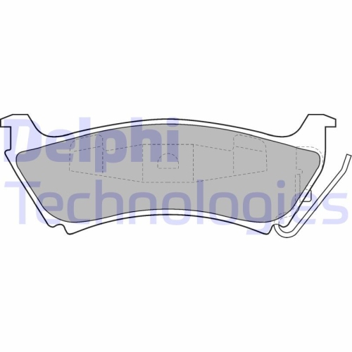 DELPHI set placute frana,frana disc