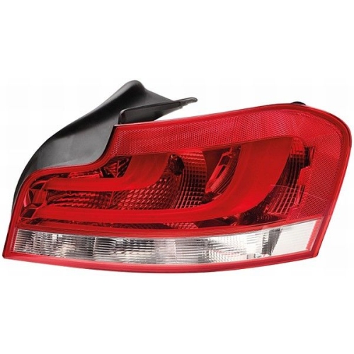 Stop spate lampa Bmw 1 (E82/E88), 03.2011-10.2013 Cabriolet/Coupe, partea Stanga, tip bec H21W+P21W+PY21W+W16W; cu locas bec; Omologare: ECE, HELLA