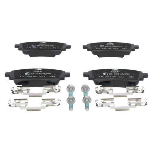 Placute frana Audi A4 Allroad B9 (8wh, A4 B9 (8w2, A4 B9 Avant (8w5, A5 (F53, A5 Convertible (F57, A5 Sportback (F5a, A6 Allroad C8 (4ah), A6 C8 (4a2), A6 Estate (4a5, A7 Sportback (4ka), punte spate, ATE