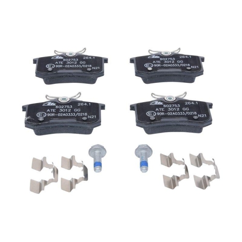 Placute frana Renault Fluence (L3 ), Grand Scenic 3 (Jz0/1 ), Megane 3 Coupe (Dz0/1 ), Scenic 3 (Jz0/1 ), punte spate, ATE