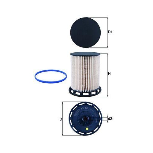 MAHLE filtru combustibil