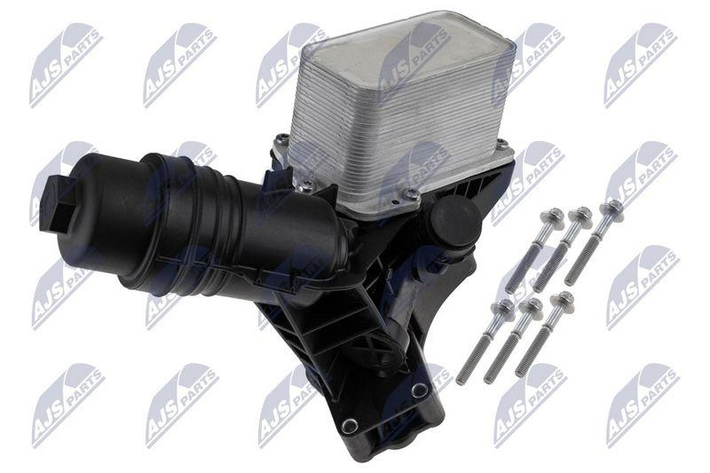 Radiator ulei cu filtru BMW seria 3 2018-, seria 5 2016-, seria 6 2017-, seria 8 2018-, X3 2017-, X4 2018-, X5 2018-, X6 2019-, X7 2019-, Z4 2018-; 11428488578; NTY, aftermarket
