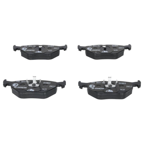 Placute frana Bmw 3 (E30), 3 (E36), 3 Convertible (E30), 3 Convertible (E36), 3 Coupe (E36), 5 (E34), 5 Touring (E34), 7 (E32), Z1 Roadster, Z3 Coupe (E36), Z3 Roadster (E36), Spate, fara senzor avertizare uzura; pregatit pentru senzor uzura; ATE
