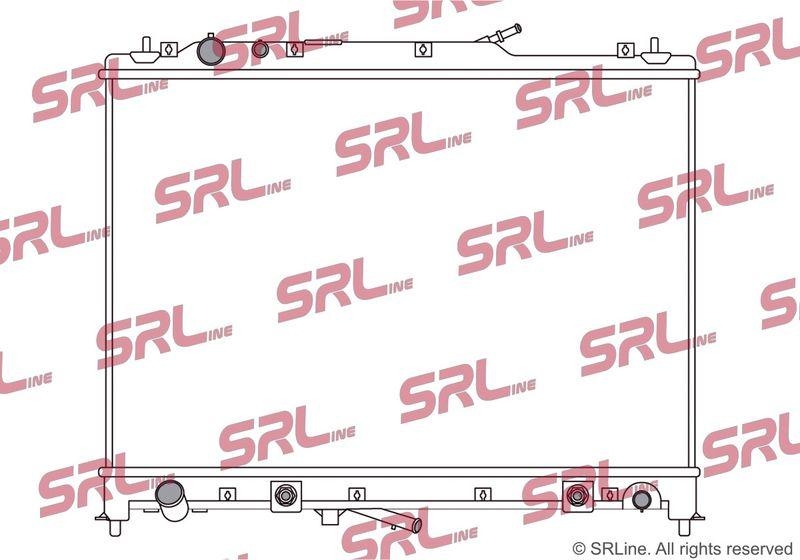 Radiator Mazda Cx-9 07-16, motor: 3.7 V6, 747x500x26, SRLine, Aluminiu/ Plastic brazat, CY0315200F