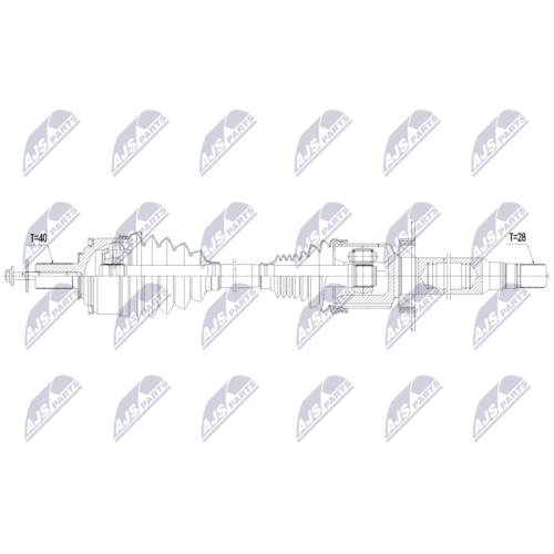 Planetara Volvo S90, V90 2.0t Hybrid 2021-, Fata, Dreapta, 8 CV Automata, NPW-VV-175