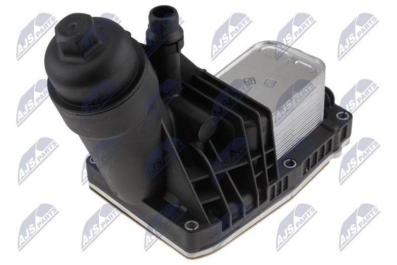 Radiator ulei cu filtru Mini R56 Cooper D 2.0 2011-, R57 Cooper D/Sd 1.6/2.0 2009-, Clubman R55 Cooper D/Sd 1.6/2.0 2010-, Countryman R60 Cooper D/Sd 1.6/2.0 2010-, Paceman R61 Cooper D/Sd 1.6/2.0 2012-, Roadster R59 Cooper Sd 2.0 2011-; 11428507150; NTY