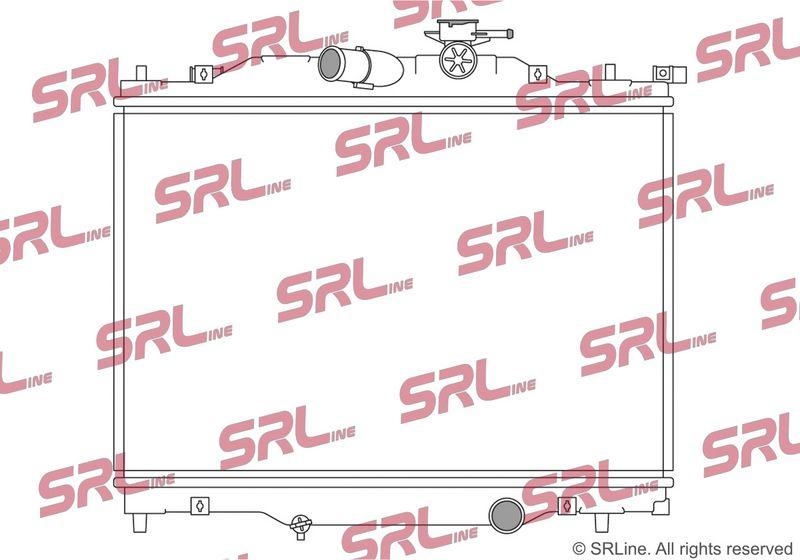 Radiator Mazda 2 (Dj) 14-, motor: 1.5, 544x375x16, SRLine, Aluminiu/ Plastic brazat, P53W15200