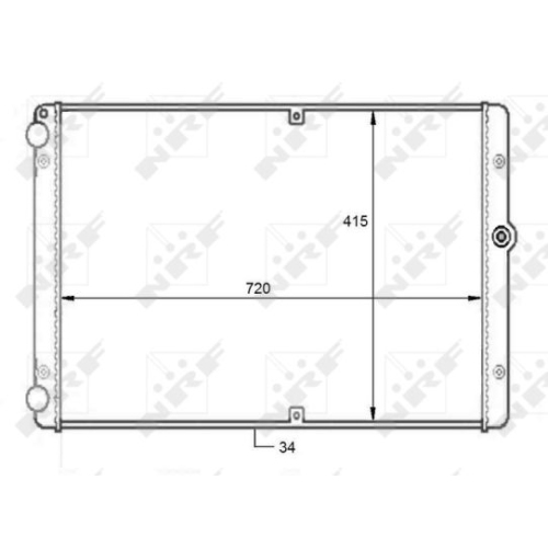 NRF Radiator, racire motor