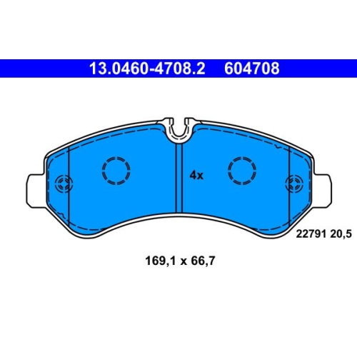 ATE set placute frana,frana disc