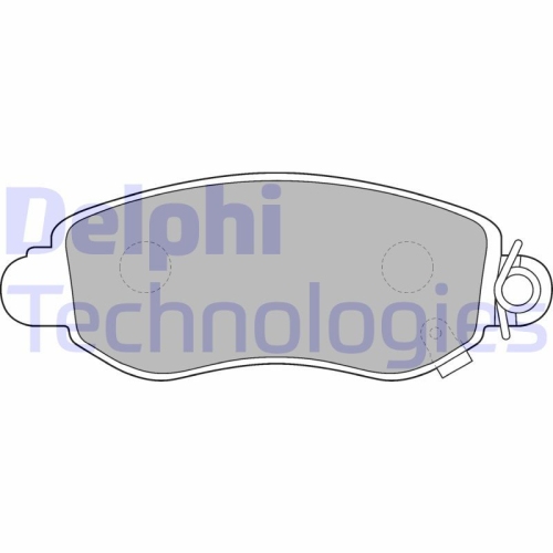 DELPHI set placute frana,frana disc