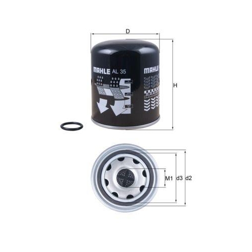 MAHLE Element filtrant uscator aer, compresor