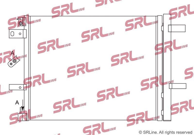 Condensator climatizare AC Citroen Berlingo 18-, Jumpy 16-, Spacetourer 16-; Fiat Scudo 21-; Opel Astra L 21-, Vivaro C 19-, Zafira Life 19-; Peugeot 3008 16-, 5008 16-, 508 18-, Partner 18-, 1.2 PureTech, 1.5 - 1.6 BlueHDI, EV, 570(530)x430x16