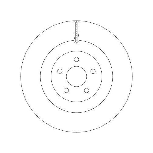 Set disc frana Ford Focus 3 07.10-02.20, Fata, 350X25mm, ventilat, TRW