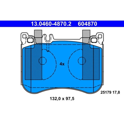 ATE set placute frana,frana disc