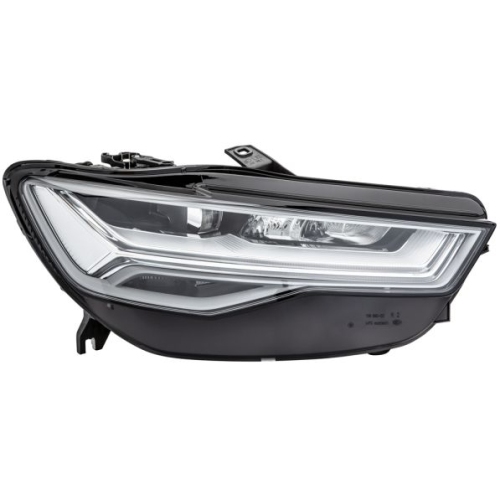 Far Audi A6 (4g/C7), 06.2014-09.2018, partea Dreapta, cu sistem iluminat in curba; cu lumina timp de zi tip LED; LED; electric; fara motor; fara unitate control LED; fara ventilator racire, HELLA