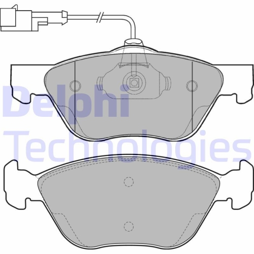 DELPHI set placute frana,frana disc