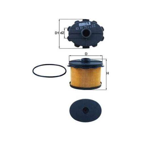 MAHLE filtru combustibil