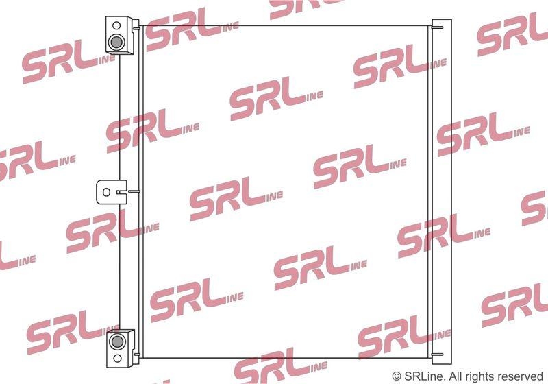 Condensator climatizare AC Porsche 911 (991) 12-, Boxster/Cayman (981) 12-16, Cayman 12-16, motor: 3.4 B6, 3.8 B6, Condenser fara uscator ; stanga=right, 340(295)x353(340)x16, SRLine, miez si rezervor din aluminiu brazat, 99157311102