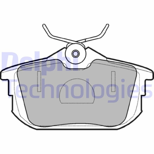 DELPHI set placute frana,frana disc