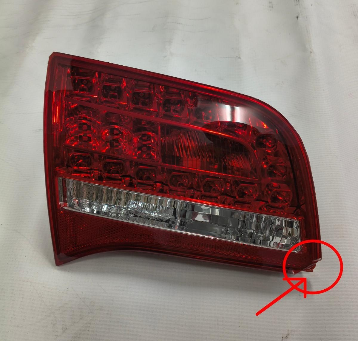 Stop spate lampa Audi A6 (C6), 10.2008-03.2011 Model Combi, spate, Stanga, partea interioara; H21W+LED+W16W; fara suport bec; omologare: ECE/SAE, DEPO -CIOBIT LA COLT, VEZI POZA