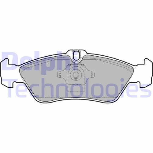DELPHI set placute frana,frana disc
