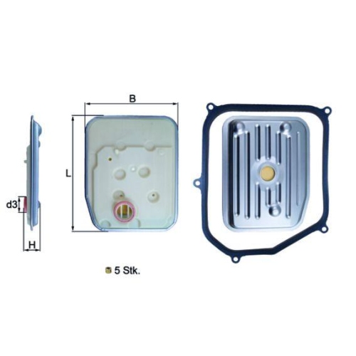 MAHLE Filtru hidraulic, cutie de viteze automata