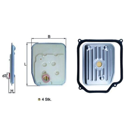 MAHLE Filtru hidraulic, cutie de viteze automata