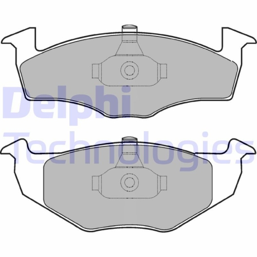 DELPHI set placute frana,frana disc
