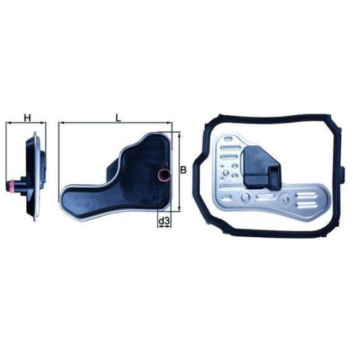 MAHLE Filtru hidraulic, cutie de viteze automata