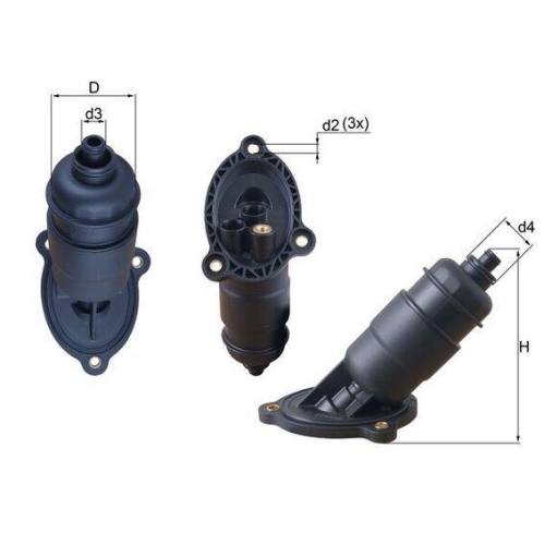 MAHLE Filtru hidraulic, cutie de viteze automata