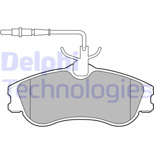 DELPHI set placute frana,frana disc