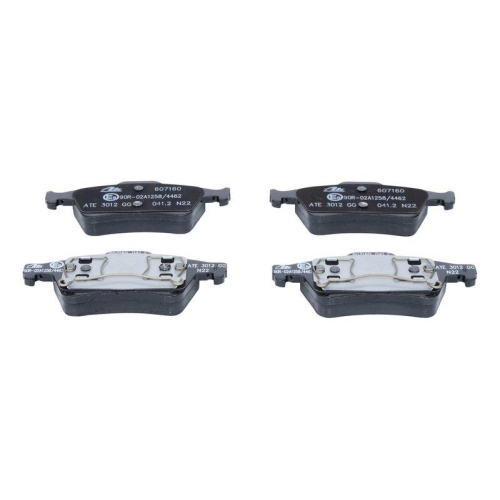 Set placute frana Ate 13046071602, parte montare : Punte spate