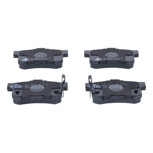 Placute frana Honda Accord 7 (Cl, Accord 7 Tourer (Estate) (Cm, Cr-V 2 (Rd ), Fr-V (Be), Legend 2 (Ka), Legend 2 Coupe (Ka), Legend 3 (Ka), Shuttle (Ra), Stream (Rn), punte spate, cu indicator uzura acustic, ATE