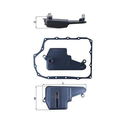 MAHLE Filtru hidraulic, cutie de viteze automata
